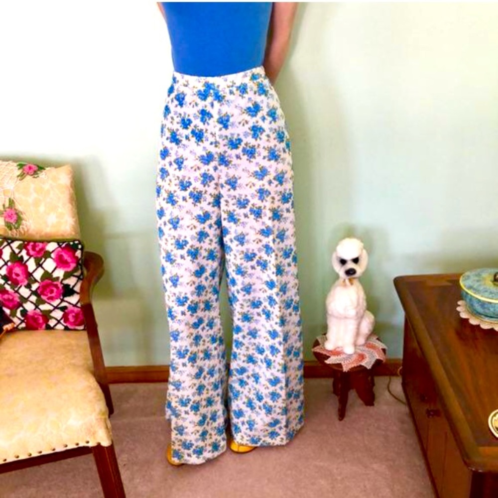 Rose Garden White Stag Pants